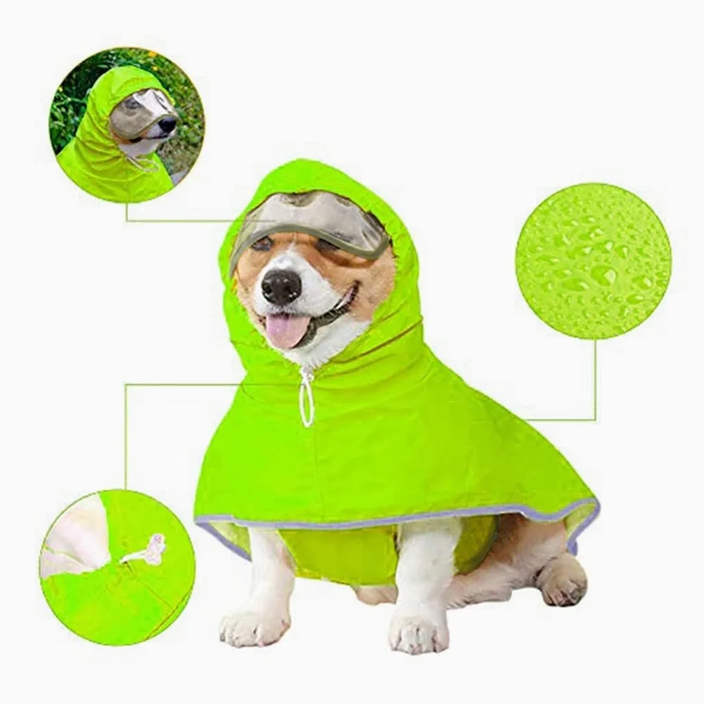 New Dog Raincoat, Lightweight - Picture 1 of 10